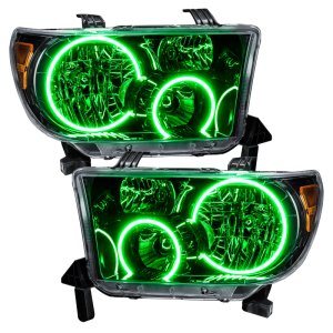 Toyota Tundra Headlight Assemblies - ORACLE Lighting - ColorSHIFT with BC1 Controller - Black Housing - `07-`13